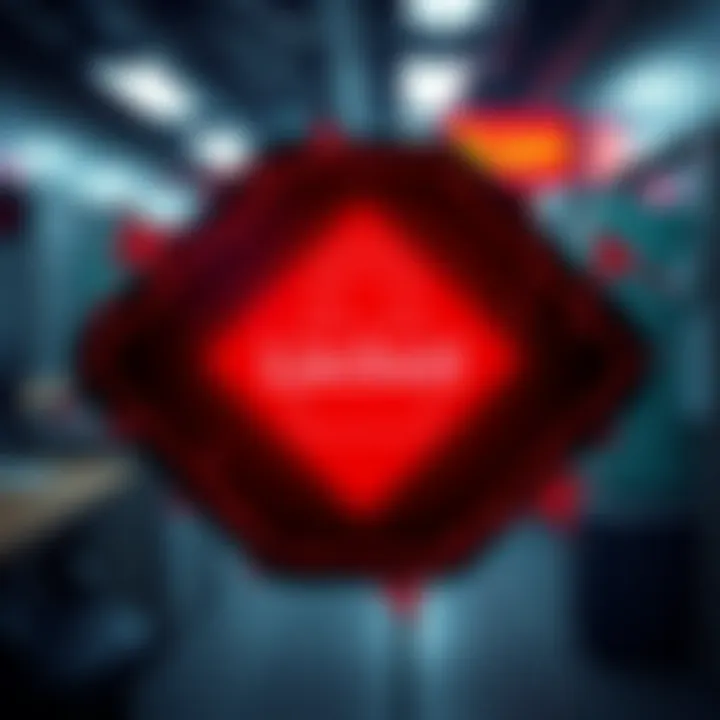 A warning sign showing a locked account, symbolizing issues with Cashoomo users unable to access their funds.