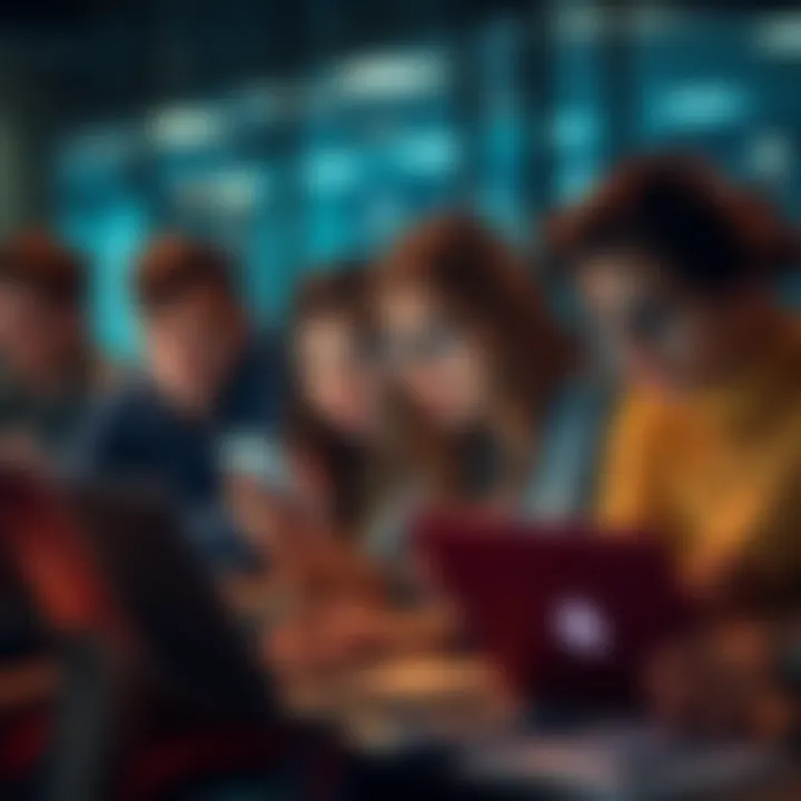 People frustrated with login errors A group of people expressing frustration while using laptops and smartphones due to login issues