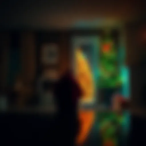 A sad person sitting alone in a dimly lit room, looking at holiday decorations, with a sense of despair, symbolizing the struggles of divorce and financial hardship.