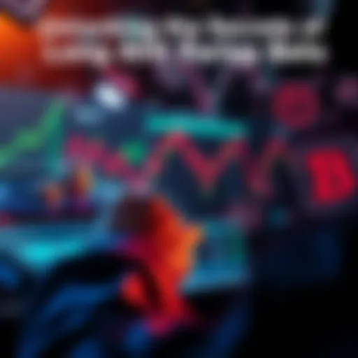 A person placing a long parlay bet on a betting app, surrounded by sports betting icons and charts.