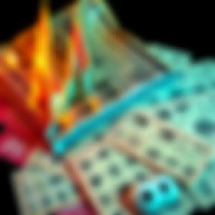 A sealed pack of $30 scratchers with winning and losing tickets spread out, highlighting the mixed results of a lottery experience.