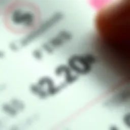 A close-up of a lottery ticket showing a large prize amount crossed out and replaced with a smaller amount, highlighting the misprint confusion.