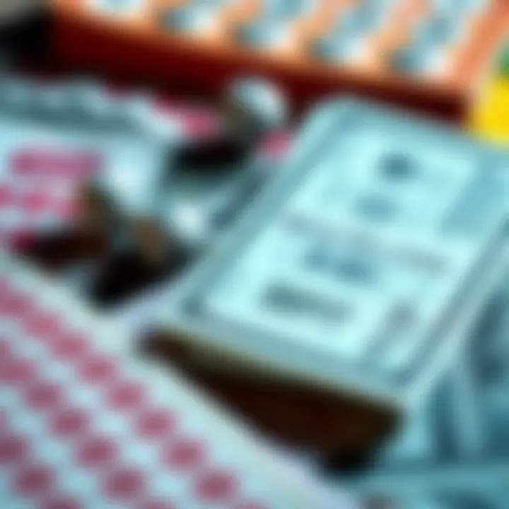 A close-up of lottery tickets and cash on a table, highlighting the impact of pricing changes on sales.