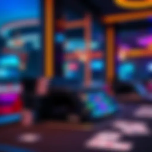 A sleek, low-profile automatic poker dealer at a table with poker chips and cards, enhancing the game experience