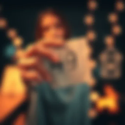 A person holding a piece of paper with a four-digit number written on it, reflecting on its significance in their life.