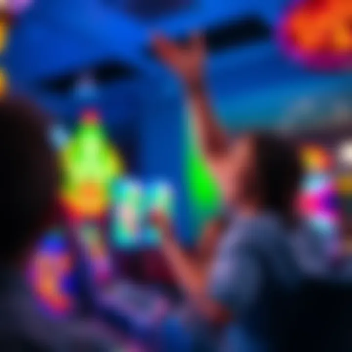 A player celebrating a jackpot win in the Lucky Larry Lobsters game, with colorful graphics and a lobster theme visible on the screen