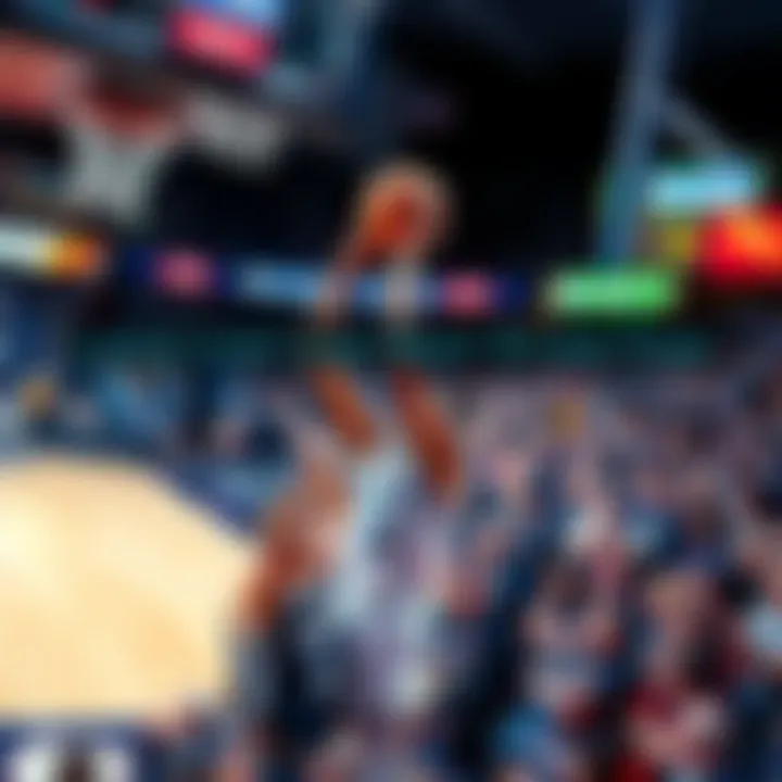 Luka takes a last-second shot during a basketball game, with fans in the background reacting in disbelief.