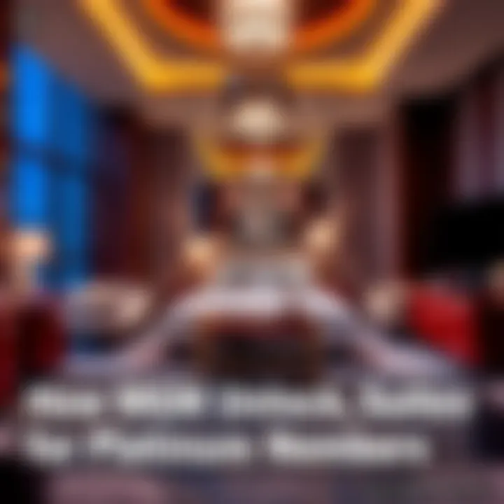 An upscale suite interior at an MGM Resort showcasing elegant furnishings and amenities