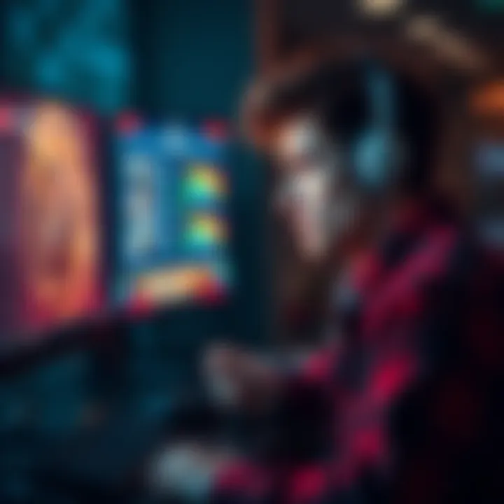 A young man in his late twenties shows signs of distress as he sits in front of a computer, with gambling websites open on the screen.