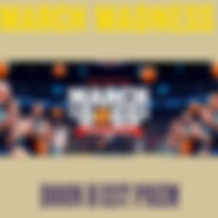 March Madness Promo Graphic showing basketballs and cheering fans with a big prize announcement for King of the Dogs promo