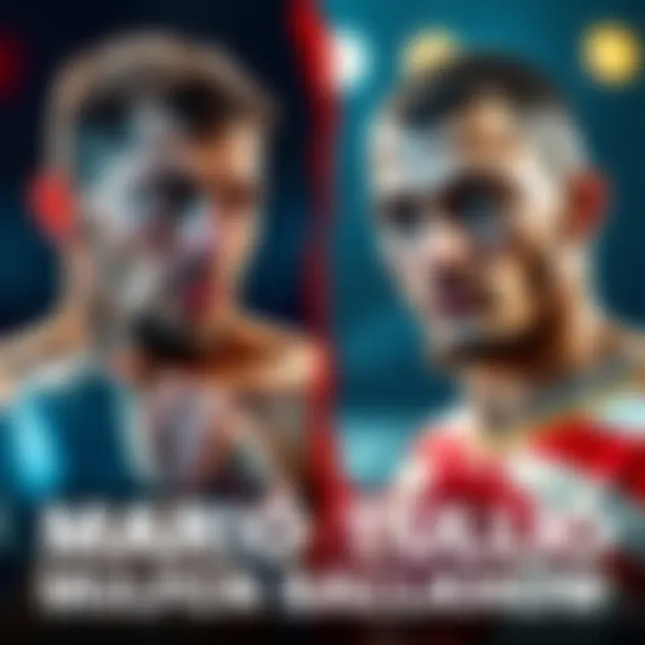 Side-by-side comparison of Marco Tulio and Muslim Salikhov showcasing their fighting styles and recent performances.