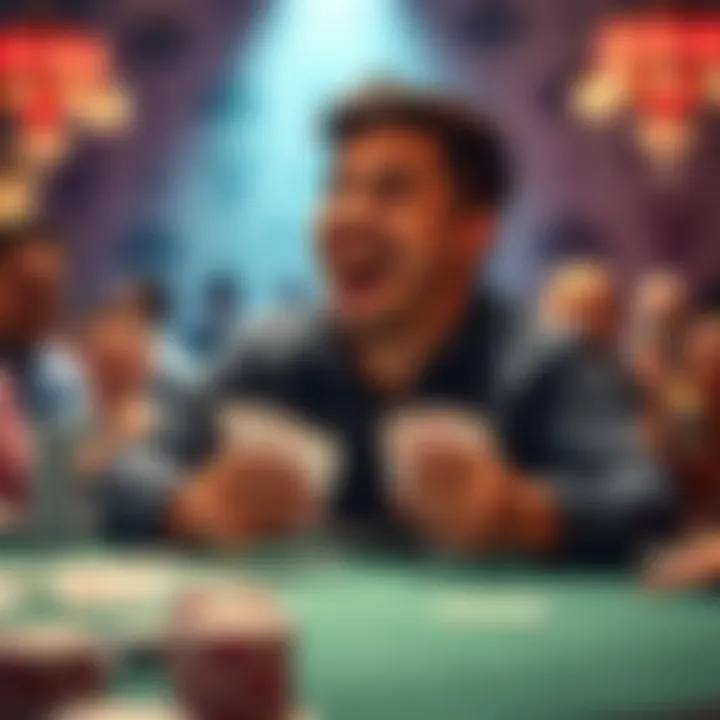 Mariano Celebrates Poker Win Mariano joyfully celebrating his $392k poker win against Turbo at the table with cards
