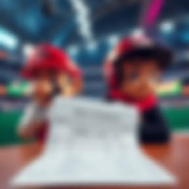 A visual representation of the Mario and Horiguchi moneyline parlay betting opportunity, featuring the names prominently displayed with a betting slip and odds of +100 in the background.