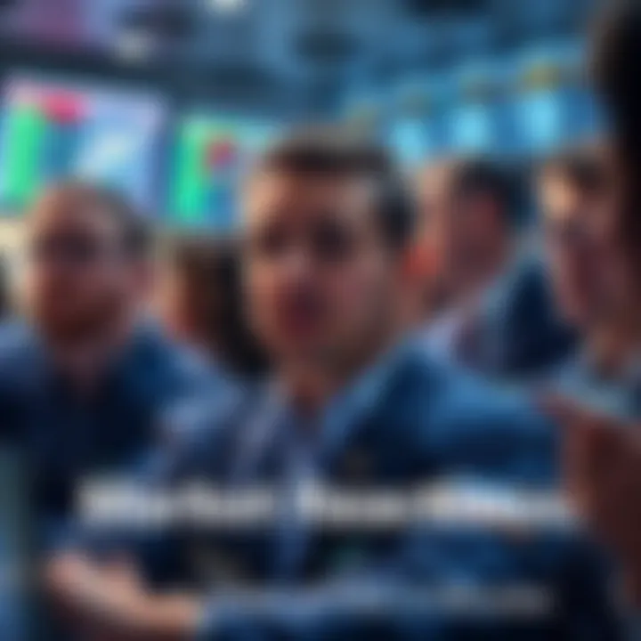 Market Shifts Traders reacting to sudden market changes with mixed emotions in a trading room