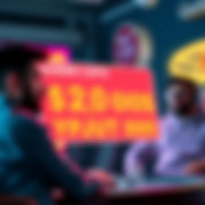 A graphic showing a $2 million wager next to a $200,000 payout cap with confused players looking on