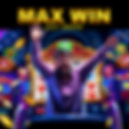 A player celebrating a max win on the San Quentin 2 slot game, surrounded by colorful slot machine graphics and 2x wild symbols