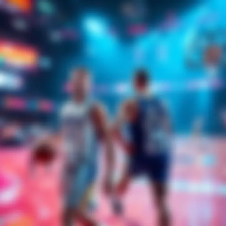 Maxey and Brunson on a basketball court after scoring 26 points each, with sportsbook logos in the background highlighting the betting discrepancy.