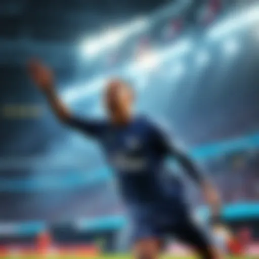 Kylian Mbappe celebrating a goal Kylian Mbappe celebrates after scoring a goal, highlighting the excitement following a sports bet change.