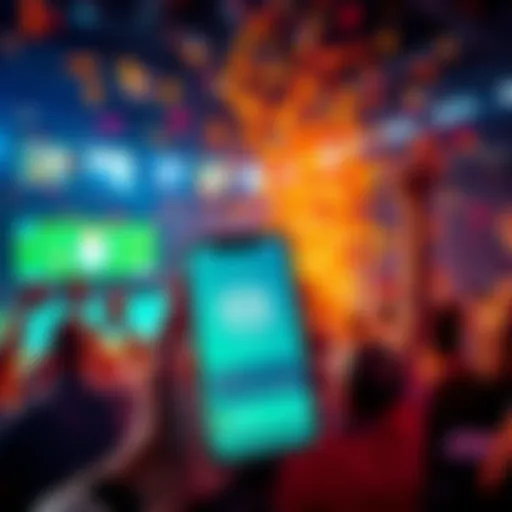 A person celebrating a sports betting win with a phone showing PrizePicks app and Mcmrey logo.