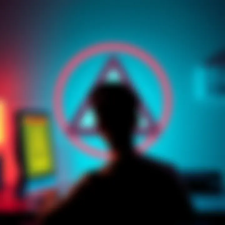 Graphic showing a warning symbol with a person looking frustrated at their computer, representing Melbet users facing issues with deposits and support.