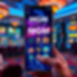 Screenshot of the MGM App showcasing new features and gaming options.