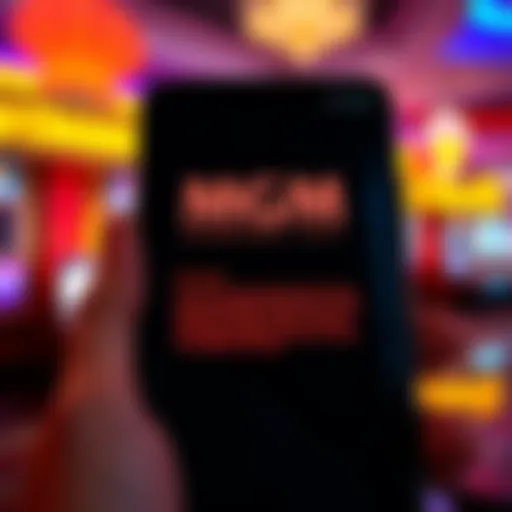 A smartphone screen displaying error messages from the MGM Rewards App