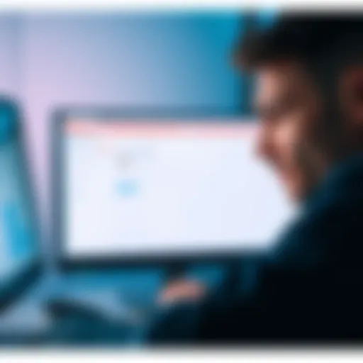 A frustrated person looking at an empty inbox on their computer screen, puzzled about missing subscription emails for July.