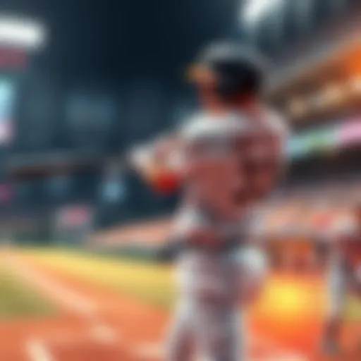 A Major League Baseball player hitting a home run during an exciting game in 2025