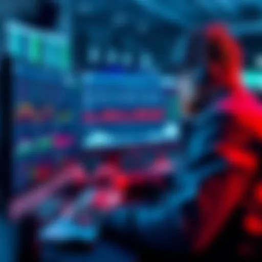 A sports analyst reviewing statistics on a computer screen, focusing on Major League Baseball betting trends.