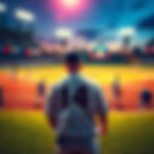 Baseball players on the field with odds displayed in the foreground, representing betting insights