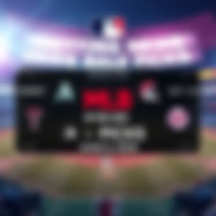 Graphic showing MLB betting odds for April 6, 2026 with team logos and betting lines