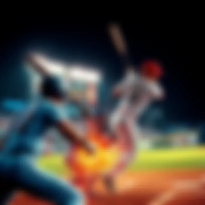 MLB Betting Props and Home Run Picks Baseball players in action during a night game, highlighting home run picks and betting props