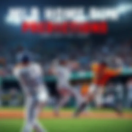 Baseball players preparing to hit home runs during a game, showcasing intense action and excitement on the field.