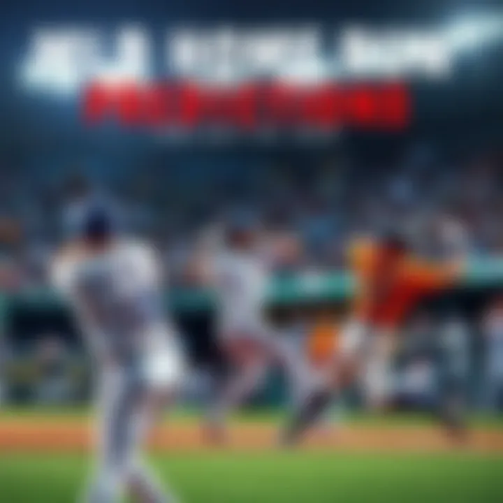 Baseball players preparing to hit home runs during a game, showcasing intense action and excitement on the field.