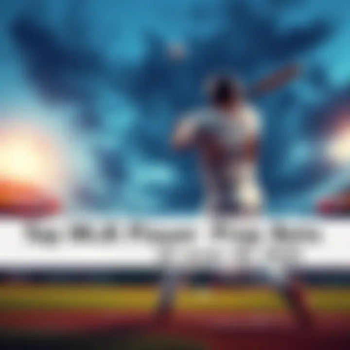 A baseball player hitting a home run during a game, with the ball soaring into the sky.