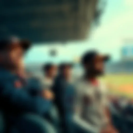 MLB players and frustrated fans during the ongoing lockout in 2026, showing empty stadiums and anxious expressions, highlighting the impact on the sport.