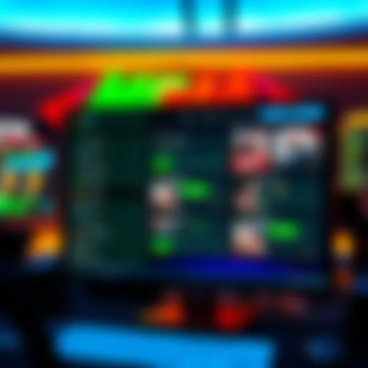 MMA Betting Sites Overview A computer screen displaying various MMA betting websites with user ratings and fast payout options highlighted.