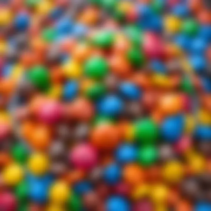 A vibrant assortment of M&M's in various colors and flavors arranged in a bowl, showcasing their popularity as a snack in 2026.