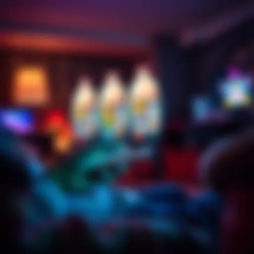 A person playing mobile pokies on their smartphone while relaxing at home