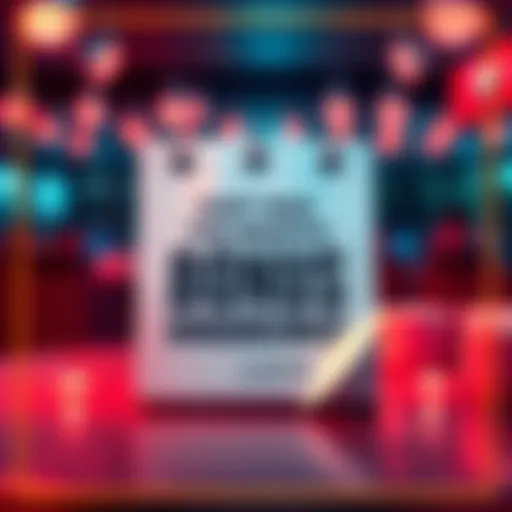 Calendar marked for bonus announcement on Sunday at 7:45 PM