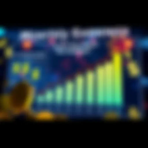 Monthly Earnings Overview A graphic showing the breakdown of monthly earnings from posts, featuring dollar signs and charts indicating income levels.