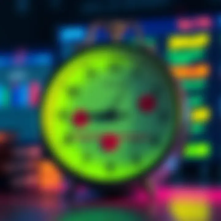 A clock showing a financial calendar with marked reload dates, symbolizing the timing of monthly transactions.