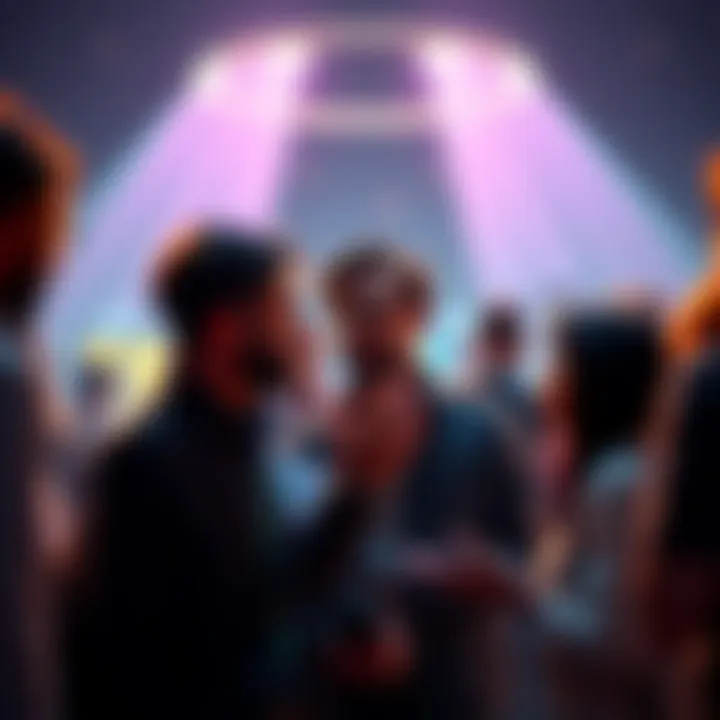 Discussion on Monthly Updates People engaging in a conversation about the frequency of monthly updates in digital content.