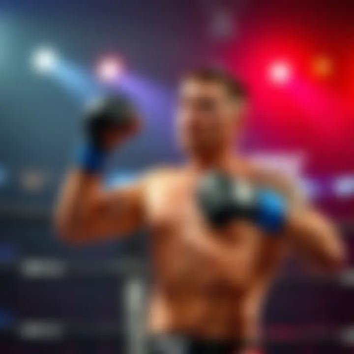 Movsar Evloev in the Octagon Movsar Evloev showcasing his unpredictable fighting style during an MMA match