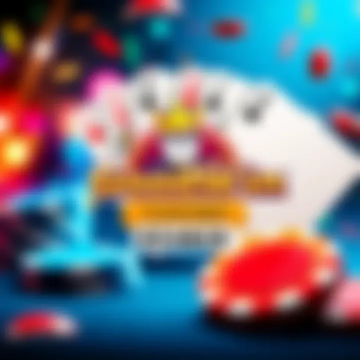 A colorful graphic showing Mr. GoodWin Casino logo with the promo code 9Z4B2S and a vibrant background of playing cards and chips