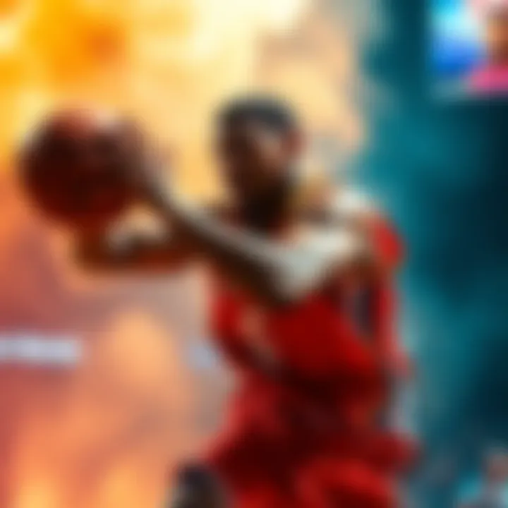 Myles makes a dynamic play during the revenge game, showcasing his skill and determination.