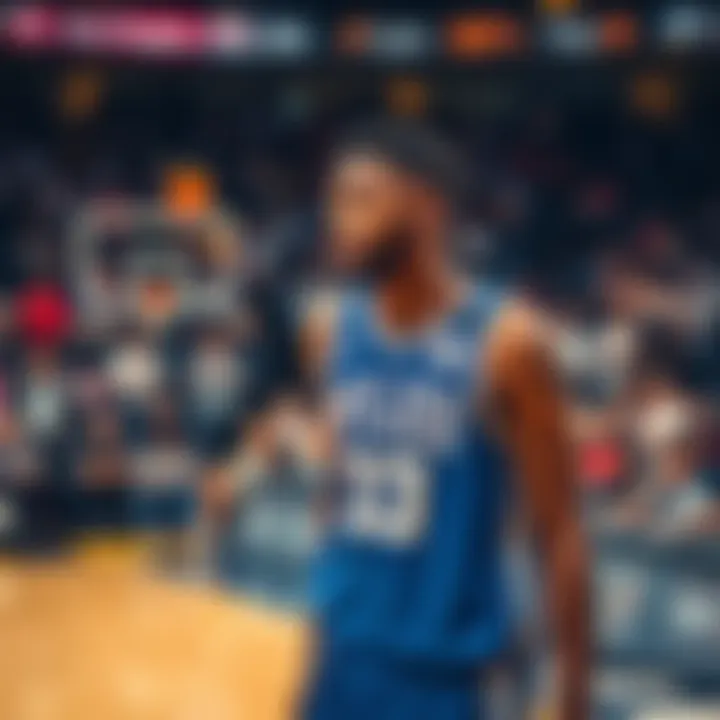 Myles Turner on the court Myles Turner playing basketball, looking frustrated during a game, with fans in the background showing mixed reactions