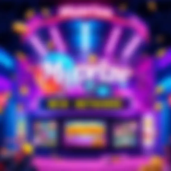 Myprize Game Update A vibrant display of new game graphics and rewards for Myprize, featuring colorful visuals and a 'Sign Up Bonus' banner.