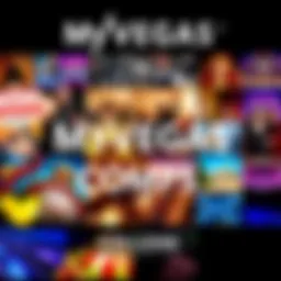 Collage of MyVegas comps that are no longer available, featuring images of popular rewards and casino graphics