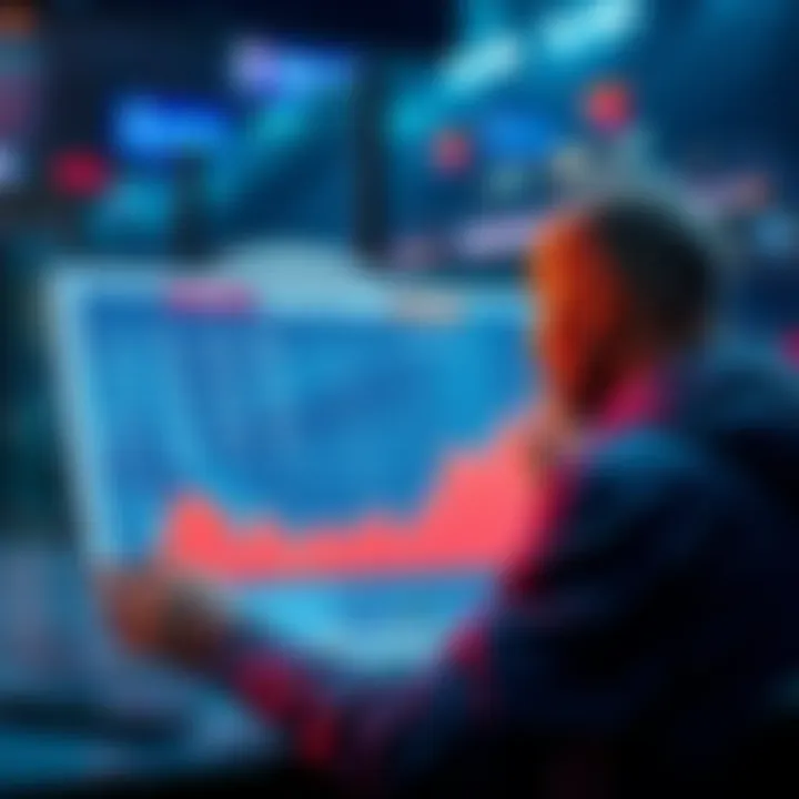 NBA three-pointer chart analysis A person studying a chart of NBA three-pointers to improve betting strategies